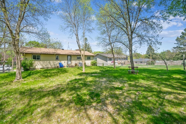 view of yard