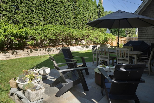 4812 Maple Rd, Edina, MN 55424 - view of patio featuring grilling area
