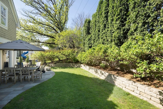 4812 Maple Rd, Edina, MN 55424 - view of green lawn with a patio