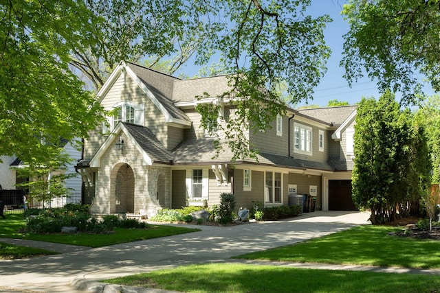 4812 Maple Rd, Edina, MN 55424 - view of front of property featuring concrete driveway and a shingled roof