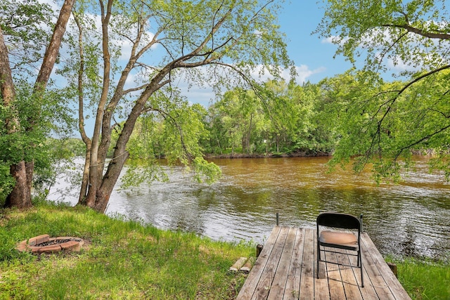 4810 Marystone Blvd NW, Andover, MN 55304 - dock area with a water view