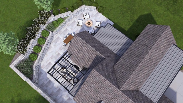 view of subject property
