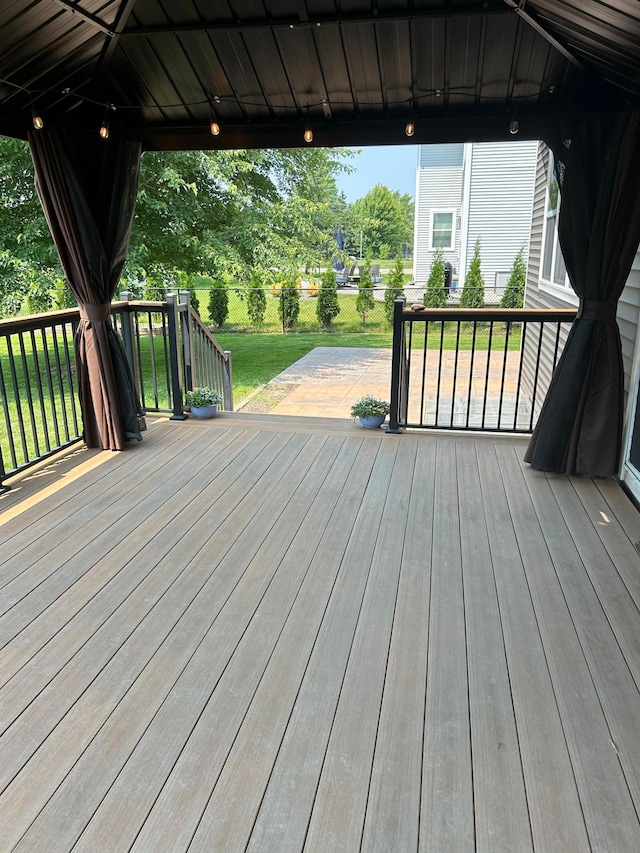 1810 Cherry Cir, Carver, MN 55315 - wooden deck with a yard