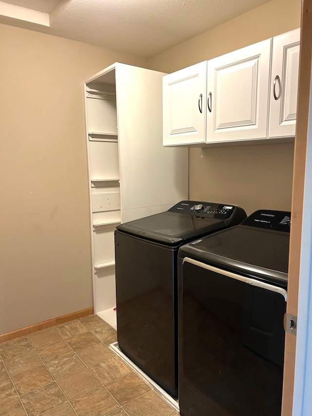1810 Cherry Cir, Carver, MN 55315 - washroom with cabinet space and independent washer and dryer
