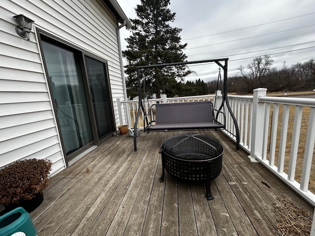 302 Church St, Saint Leo, MN 56264 - view of wooden terrace