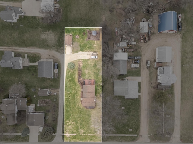 12 Oak Ave SE, Racine, MN 55967 - aerial view of property and surrounding area with nearby suburban area