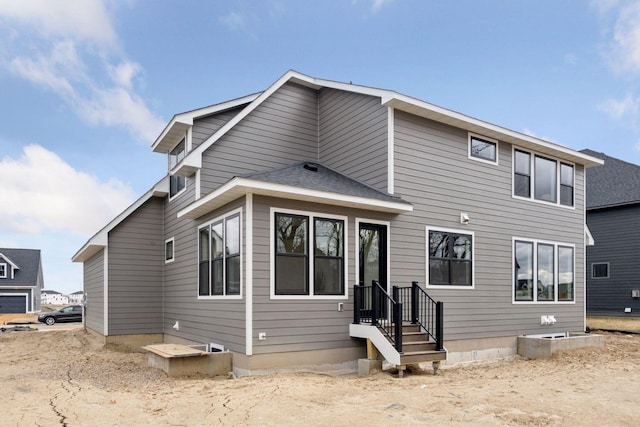 view of rear view of property