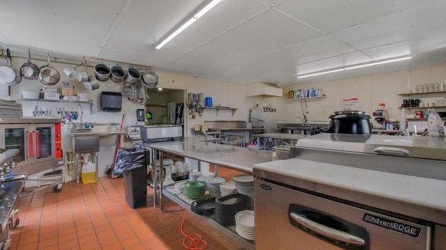 kitchen featuring tile patterned floors