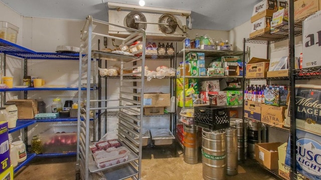 view of storage room