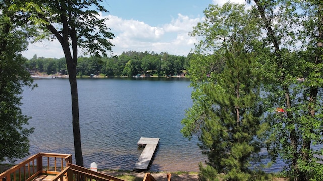 33853 Sand Rd, Sturgeon Lake, MN 55783 - dock area featuring a water view