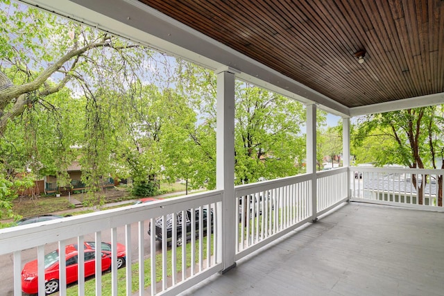 2807 17th Ave S, Minneapolis, MN 55407 - balcony with view of wooded area