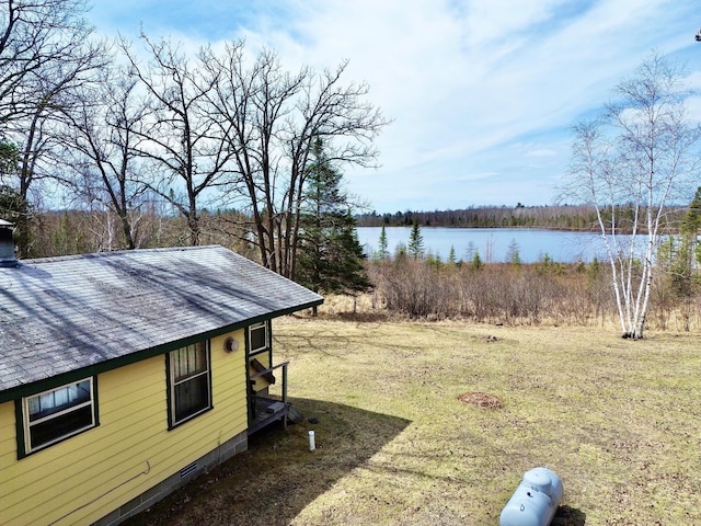 357 Glenmar Dr NE, Longville, MN 56655 - view of yard with a water view