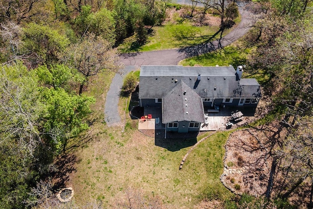 5 Shore Rd, North Oaks, MN 55127 - aerial view of property and surrounding area