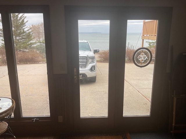 36074 County Highway 72, Everts Twp, MN 56515 - entryway with a water view