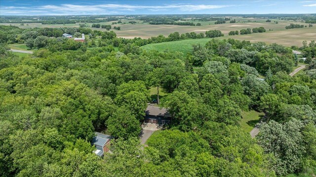 19593 Minnesota Highway 22, Greenleaf Twp, MN 55355 - aerial overview of property's location with a heavily wooded area