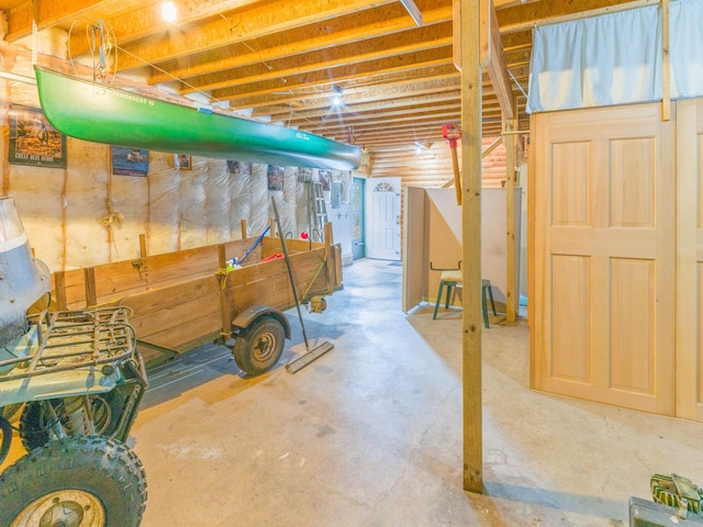 10823 Bollenbacher Rd, Garrison Twp, MN 56401 - view of unfinished below grade area