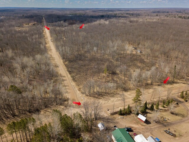 10823 Bollenbacher Rd, Garrison Twp, MN 56401 - birds eye view of property with a rural view