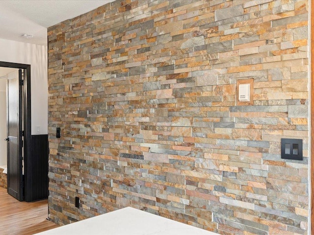 detailed view of wood finished floors