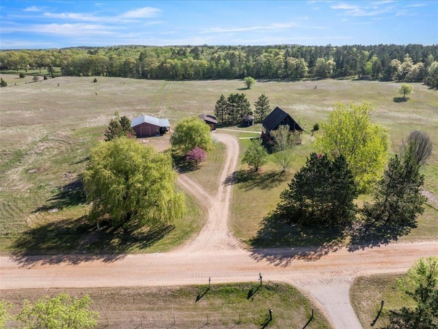 view of rural area