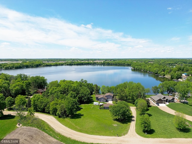 7861 Greer Ave NW, Maple Lake, MN 55358 - bird's eye view of a nearby body of water