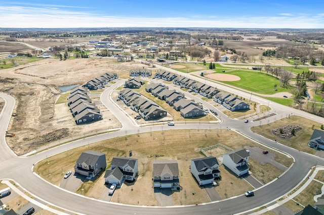 drone / aerial view featuring a residential view