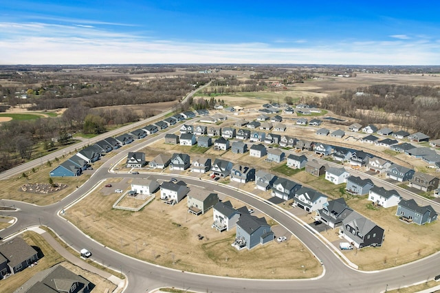 birds eye view of property featuring a residential view