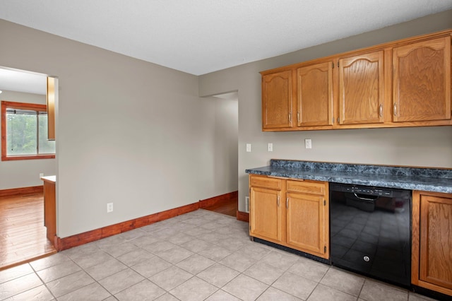 28008 Lake Diann Rd, Baldwin Twp, MN 55398 - kitchen featuring black dishwasher and dark countertops