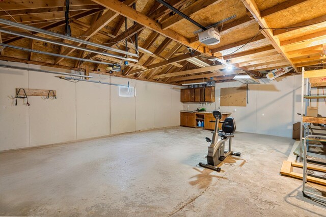 28008 Lake Diann Rd, Baldwin Twp, MN 55398 - basement featuring a garage