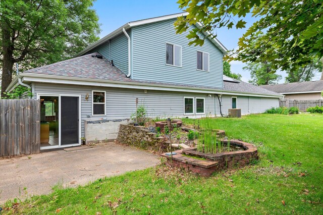 28008 Lake Diann Rd, Baldwin Twp, MN 55398 - back of property with roof with shingles and a patio area