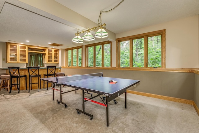 17 Lake Ct, North Oaks, MN 55127 - game room featuring carpet flooring and recessed lighting