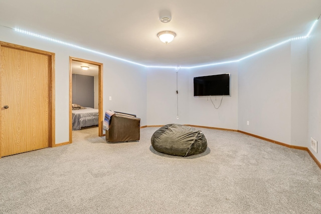 17 Lake Ct, North Oaks, MN 55127 - sitting room with carpet floors and baseboards