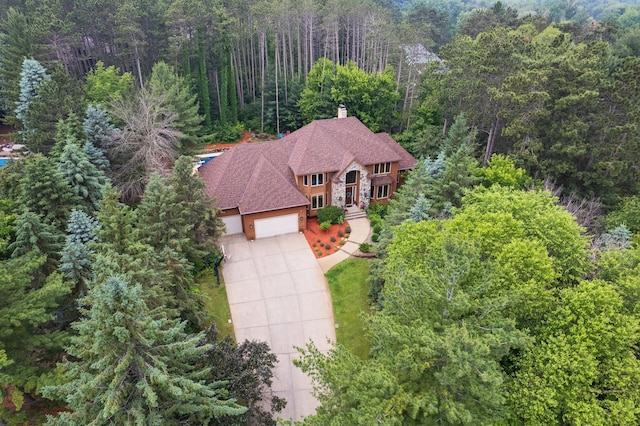 17 Lake Ct, North Oaks, MN 55127 - view of subject property with a forest