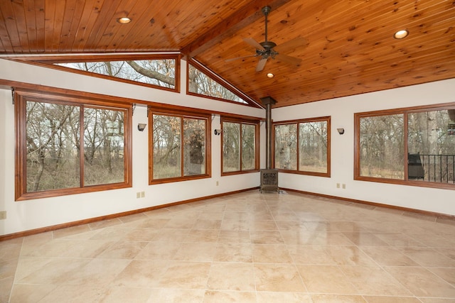 34126 County 115, Canton Twp, MN 55939 - view of unfurnished sunroom