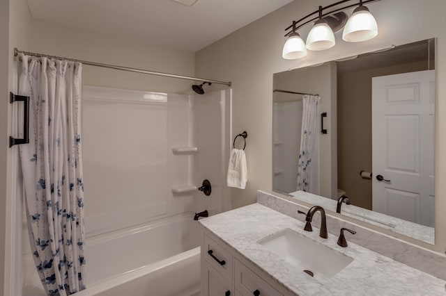 2730 State 371 SW, Pine River, MN 56474 - bathroom featuring vanity and shower / bath combo