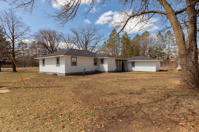 2730 State 371 SW, Pine River, MN 56474 - rear view of house with a yard