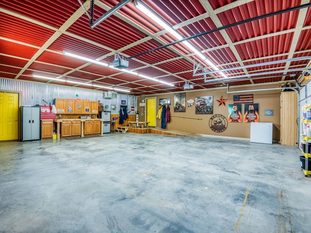 23660 Cap Endres Rd NE, Cass Lake, MN 56633 - garage featuring a garage door opener