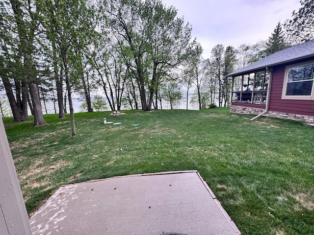 23660 Cap Endres Rd NE, Cass Lake, MN 56633 - view of grassy yard featuring a water view