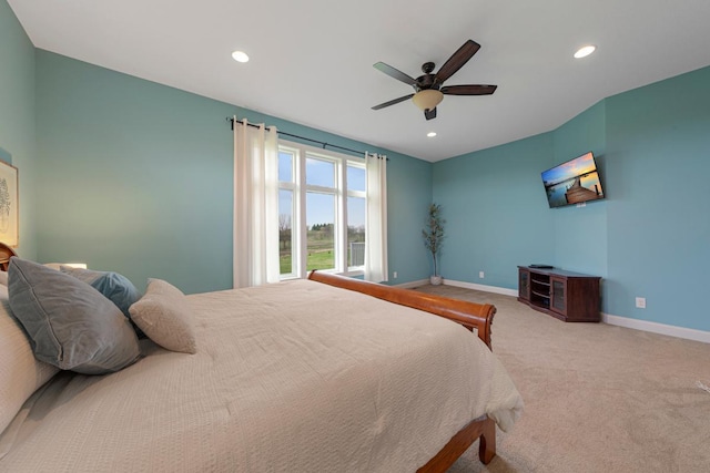 6570 Chester Ave, Webster Twp, MN 55057 - bedroom featuring carpet floors, recessed lighting, and baseboards