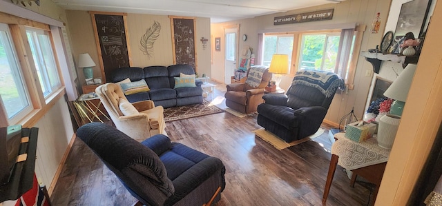 30280 County Highway 26, Holmesville Twp, MN 56501 - living room with wood finished floors