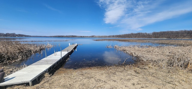 30280 County Highway 26, Holmesville Twp, MN 56501 - view of dock featuring a water view