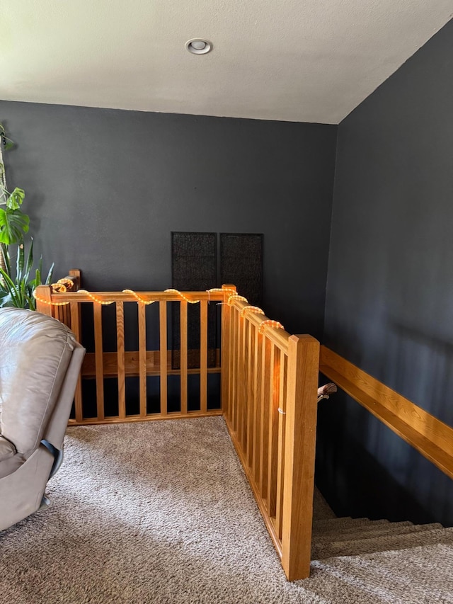 601 Maplewood Dr SE, Pelican Rapids, MN 56572 - staircase featuring carpet