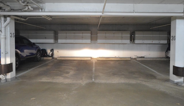 view of parking deck