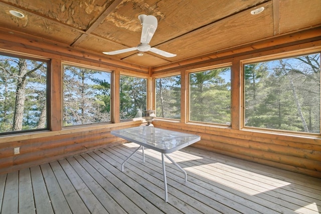 2746 Swift Ln NW, Hackensack, MN 56452 - view of unfurnished sunroom
