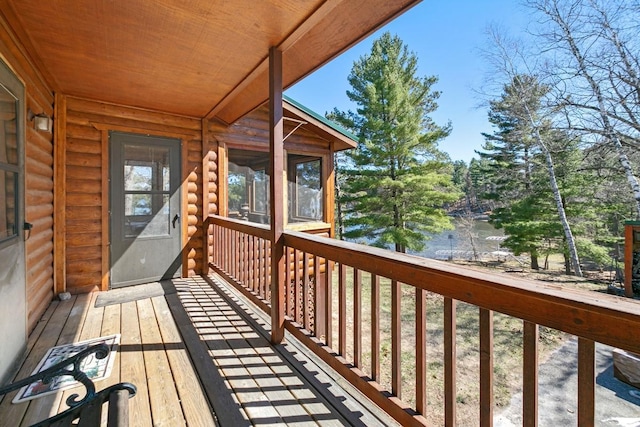 2746 Swift Ln NW, Hackensack, MN 56452 - view of deck