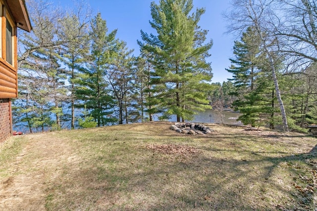 2746 Swift Ln NW, Hackensack, MN 56452 - view of green lawn featuring a water view