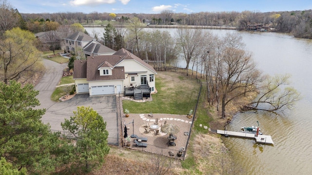 5320 132nd St W, Apple Valley, MN 55124 - drone / aerial view featuring a water view