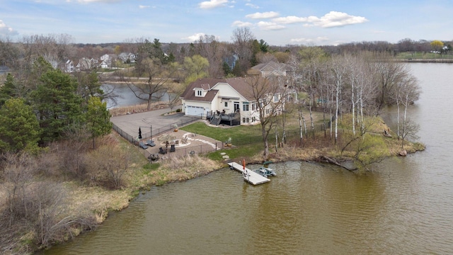 5320 132nd St W, Apple Valley, MN 55124 - birds eye view of property featuring a water view