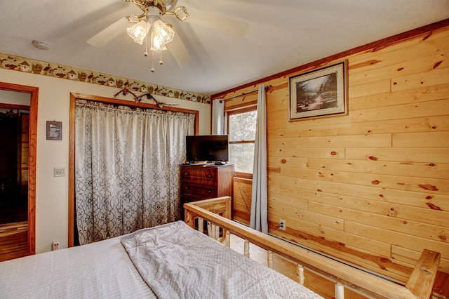 6775 State 87 SW, Backus, MN 56435 - bedroom with ceiling fan