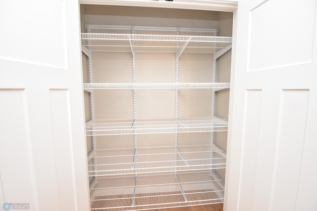 view of closet