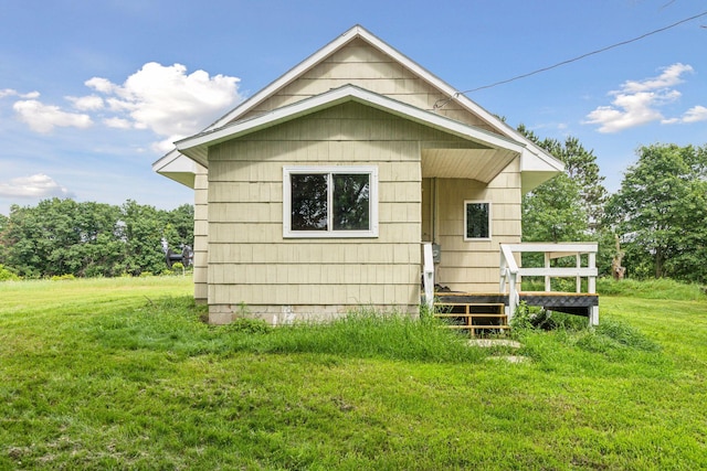 4235 277th Ave NW, Isanti, MN 55040 - view of front of property featuring a front lawn and a deck